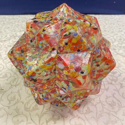 Art Deco End of Day Sunburst Globe