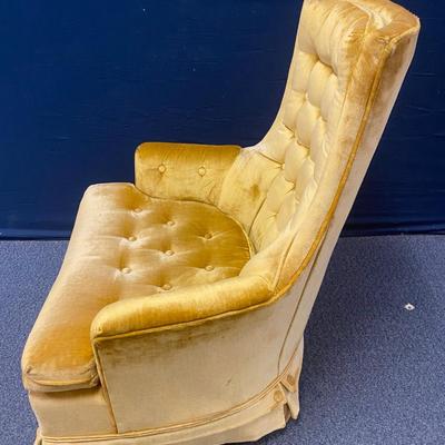 Golden Mid Century Chair