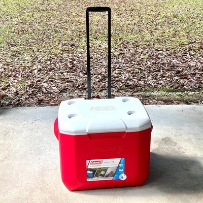 Hielera Coleman 60 Qt 56.7 Lts 50 Latas. Llantas Uso Rudo. | Meses sin interés