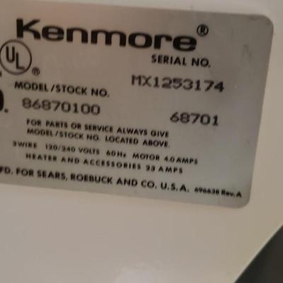 Kenmore dryer