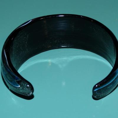Gorgeous Glass Cuff Bracelet