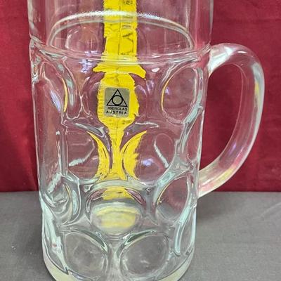 Oberglas Austria vtg heavy beer mug