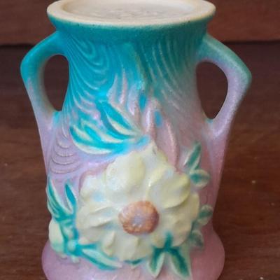 ROSEVILLE POTTERY AND ANTIQUE MOTHER OF PEARL OPERA GLASSES