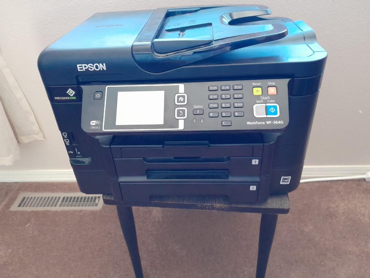 EPSON WORKFORCE WF3640 ALL IN ONE WIFI PRINTER