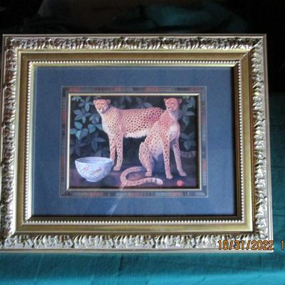 Framed Cheetah Giclee Print