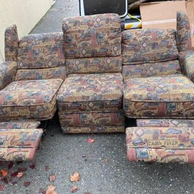 Cabin Fever Dual Recliner Loveseat