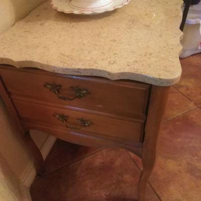 End table marble