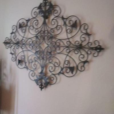 Wrought iron decor