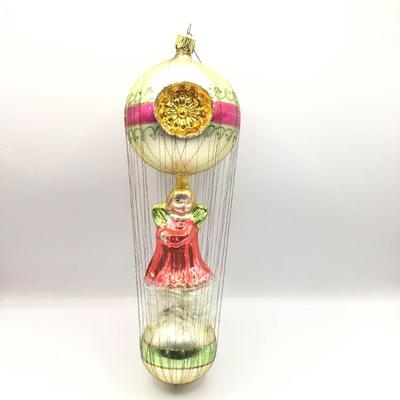 1641 Christopher Radko 1994 Signed Angel Glass Ornament w/ Box