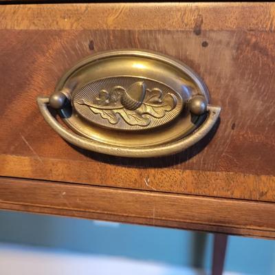 Antique Leather Top Writing Desk (LR-DW)