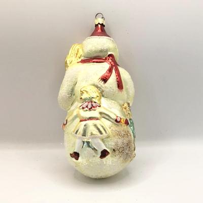 1653 Christopher Radko 1994 Snow Dancing Glass Ornament