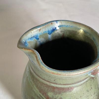 Signed Turquoise Pottery (FR-RG)