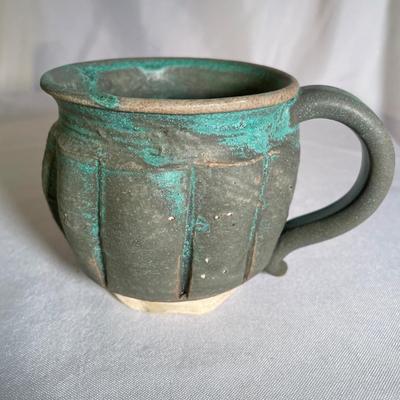 Signed Turquoise Pottery (FR-RG)