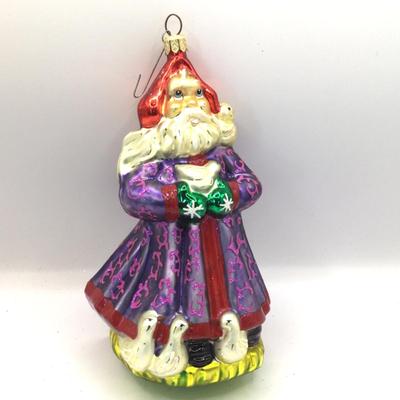 1656 Christopher Radko â€œ Season of Peaceâ€ Glass Ornament