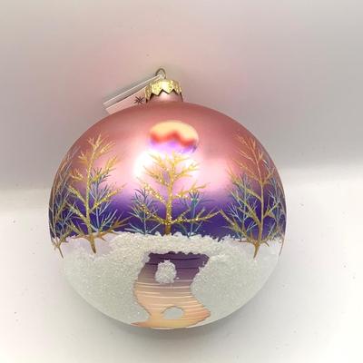 1663 Christopher Radko Northern Twilight Glass Ornament