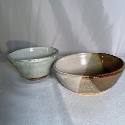 Assortment of Handmade Pottery Bowls (FR-RG)