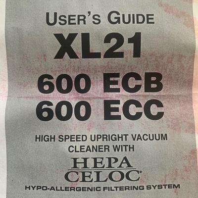 Oreck XL 21 Hepa Celoc Vacuum (CS-MG)