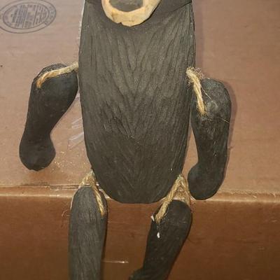 Wood carved bear