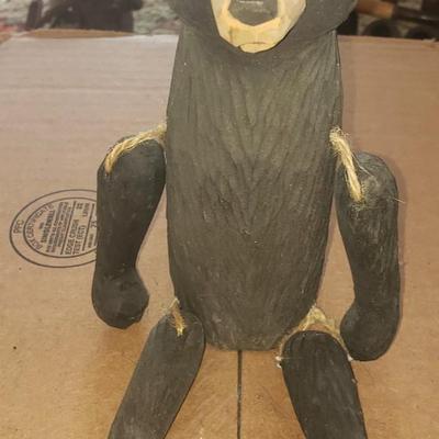 Wood carved bear