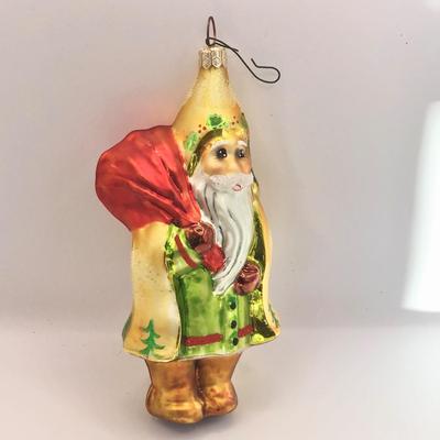 1680; Christopher Radko Alpine Santa Glass Ornament