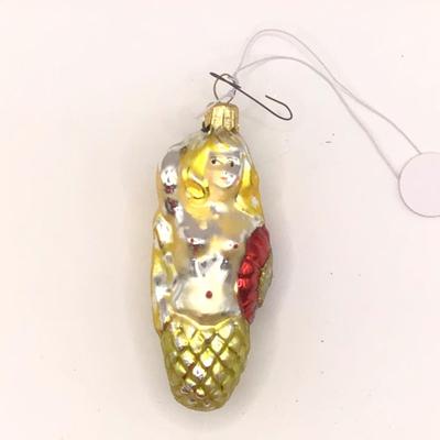 1681 Christopher Radko 1994 Misty mermaid Glass Ornament