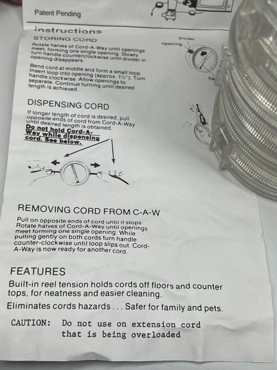 CordaWay Electrical Cord Storage Management