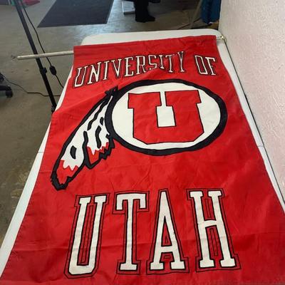 #13 University of Utah Flag