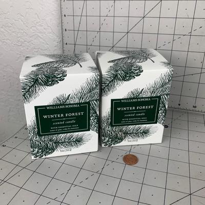 #92 Williams Sonoma Winter Forest Candles