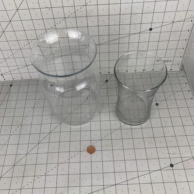 #114 Two Glass Jars