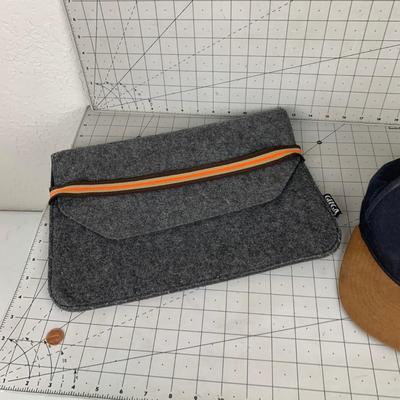 #178 Laptop Sleeve and H&M Hat