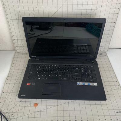 #270 Back Toshiba Laptop With Charger