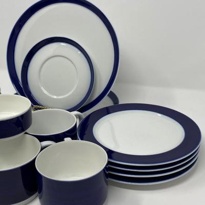 Rosenthal Germany K Composition Cobalt Blue Dinnerware - Discontinued