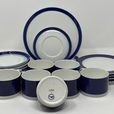 Rosenthal Germany K Composition Cobalt Blue Dinnerware - Discontinued
