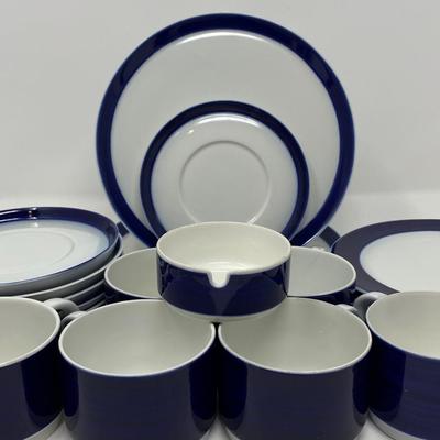 Rosenthal Germany K Composition Cobalt Blue Dinnerware - Discontinued