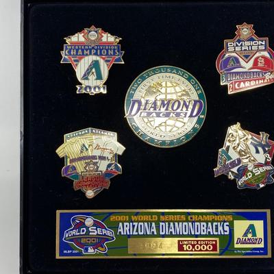 2001 World Series Champions Arizona Diamondbacks Limited Edition 5,864 of 10,000
