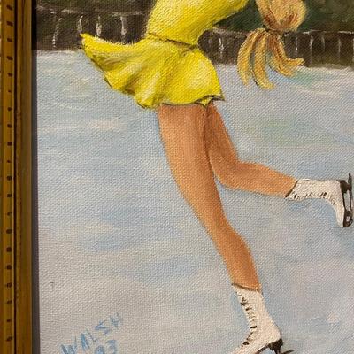 Ice Skater Art by Dorothy Walsh