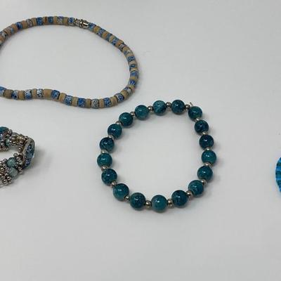 The Blue Bracelet Jewelry Lot
