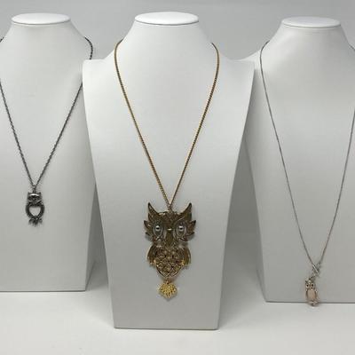 The Owl Necklace Lot