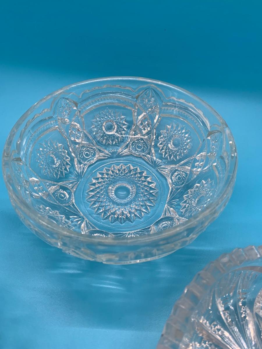 3 Vintage glass bowls