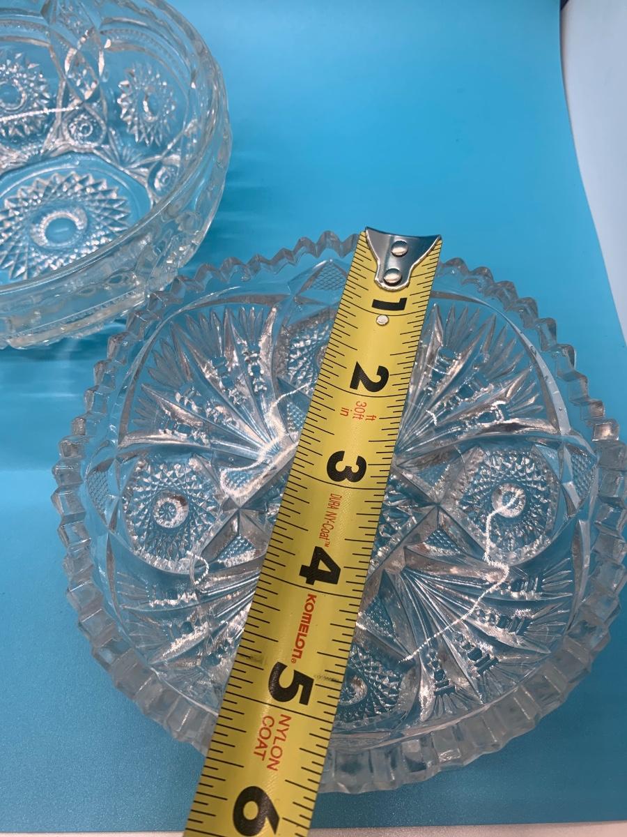 3 Vintage glass bowls