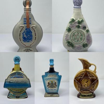 Collection of Jim Beam Collector's Liquor Bottles/Decanters (*All Bottles Are Empty*)