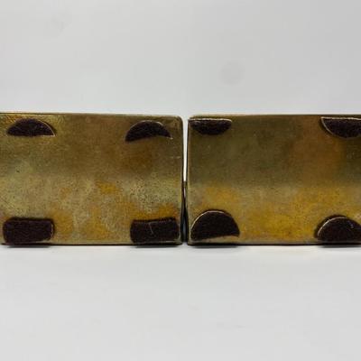 Pair of Solid Brass Bookends