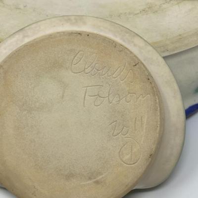 2011 Set of Signed Clouds Folsom Decorative Pottery