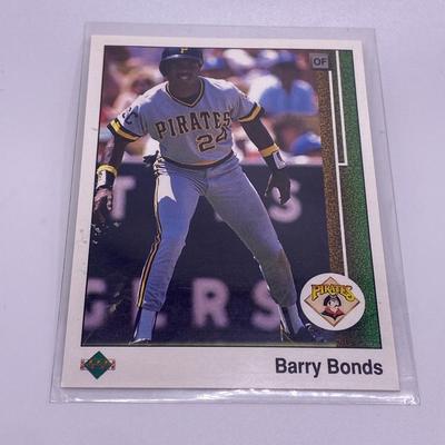 Barry Bonds and Nolan Ryan Baseball Trading Cards