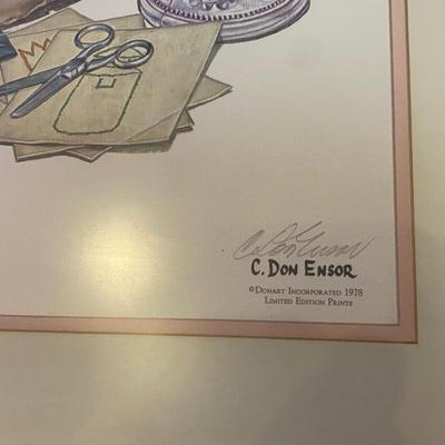 C. Don Ensor Signed 