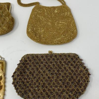 Antique Micro-Bead Handbags and Clutches