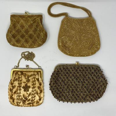 Antique Micro-Bead Handbags and Clutches