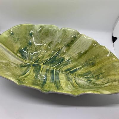 Melamine leaf bowl