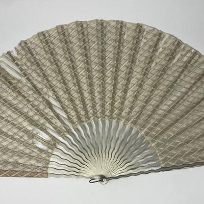 Vintage Large Handheld Fan