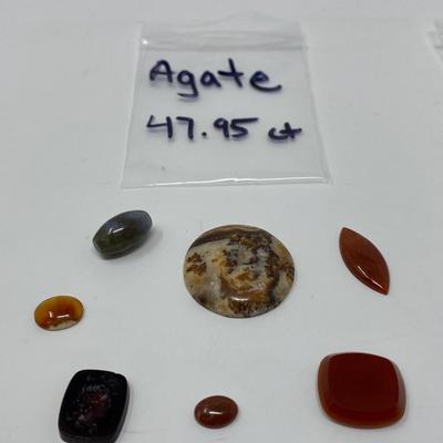 Collection of Agate Stones